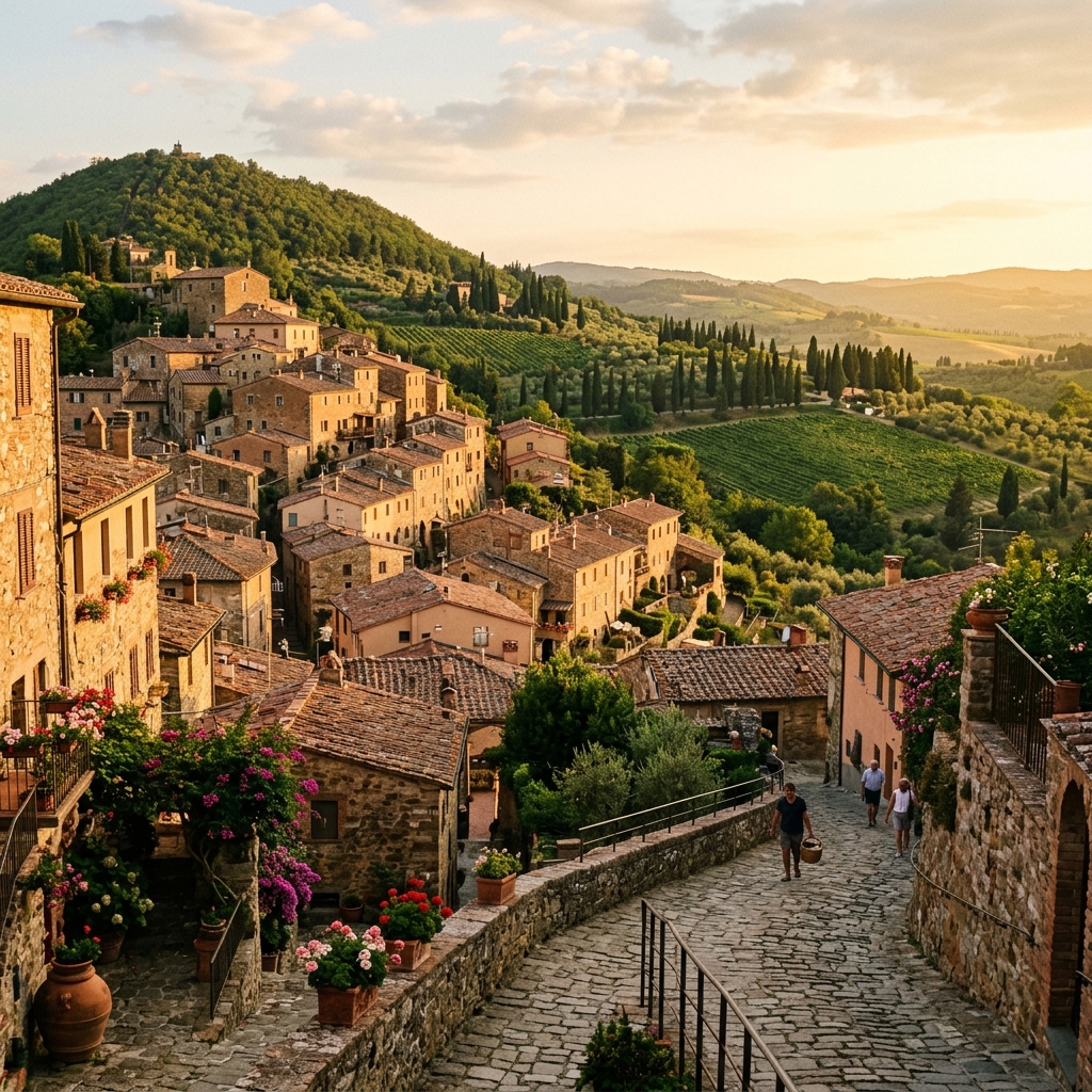Scenic travel destination