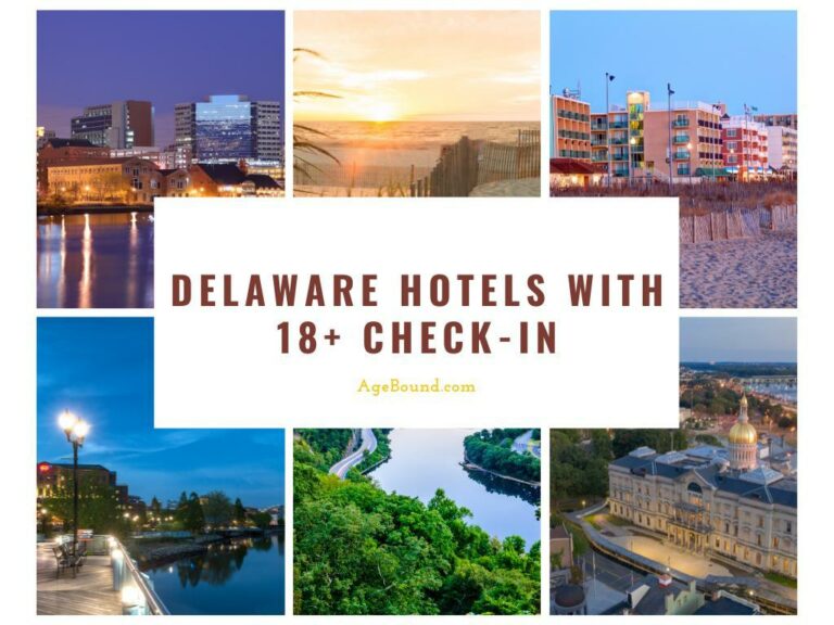 Delaware Hotels With 18+ check-in