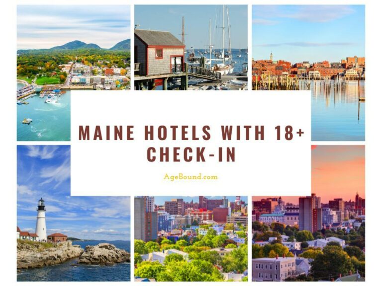 Maine Hotels With 18+ check-in