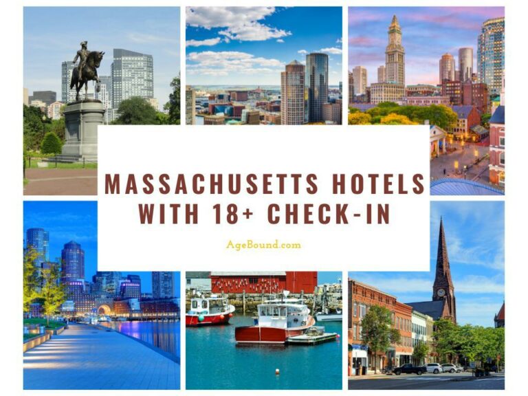 Massachusetts Hotels With 18+ check-in