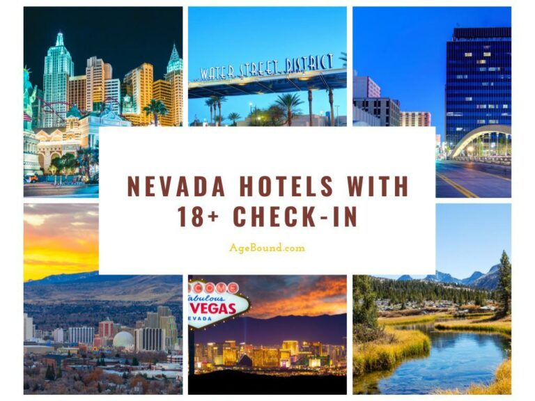 Nevada Hotels With 18+ check-in