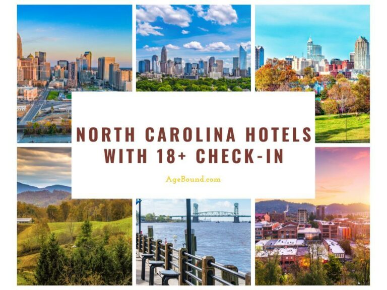 North Carolina Hotels With 18+ check-in