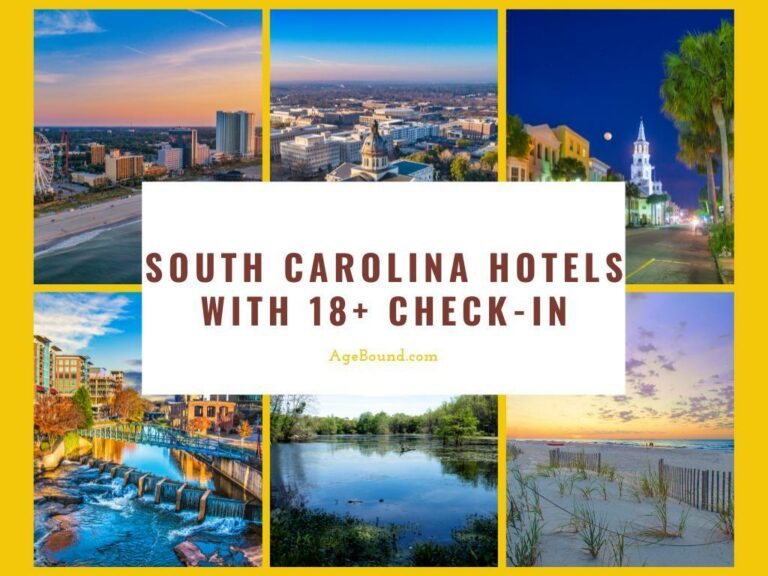 South Carolina Hotels With 18+ check-in