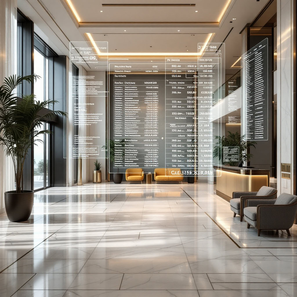 Hotel checkout folio and hidden fee concept image