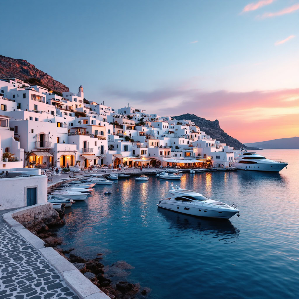 Luxury yacht planning timeline illustration