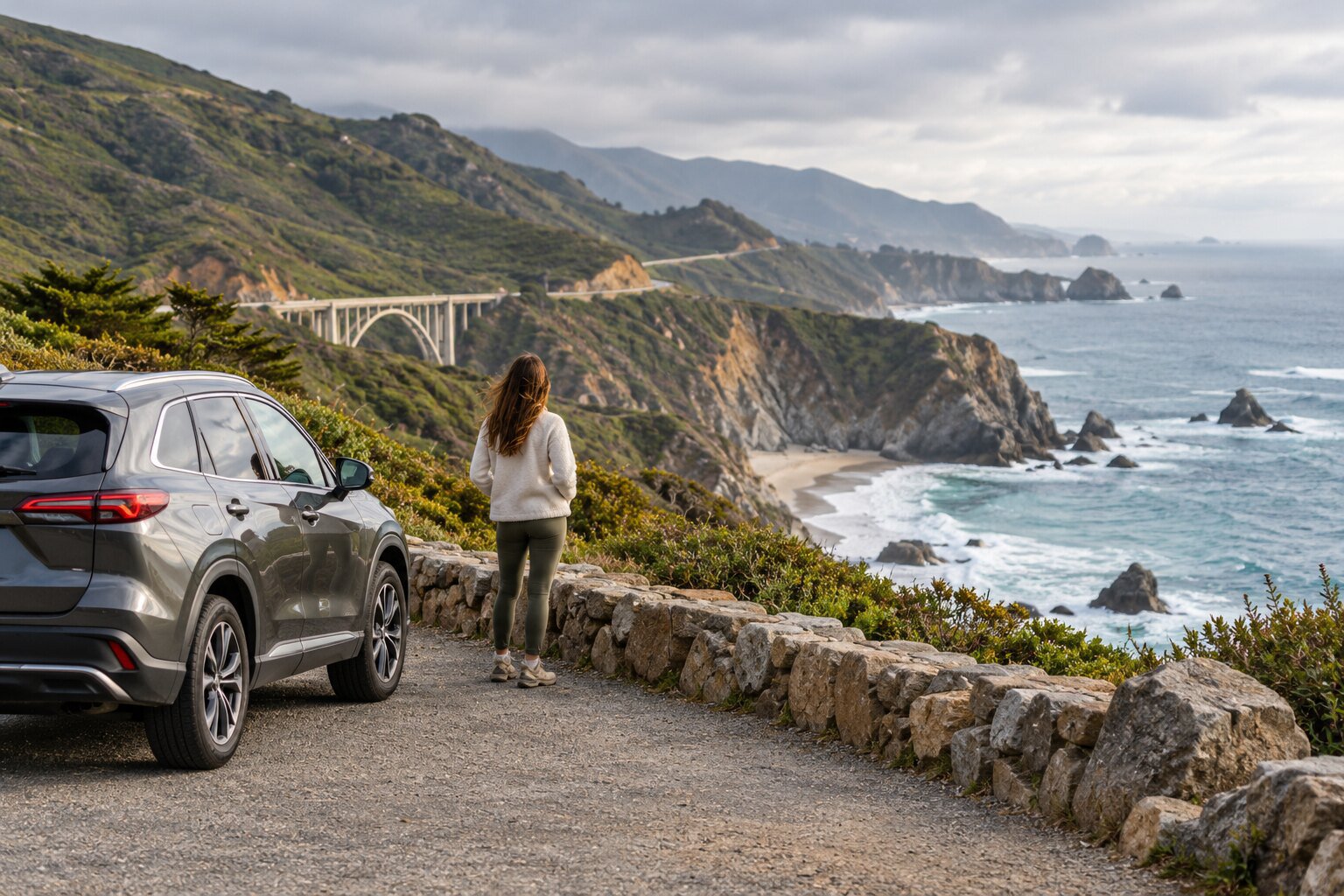 A scenic coastal road makes a travel day between two trip bases worthwhile.